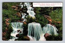 CA-California, Lower Falls, Shasta Springs, Antique, Vintage c1909 Postcard picture