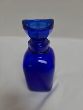 Rare Vintage Wyeth Cobalt Blue Eye Wash Bottle w/ Eye Rinser 6