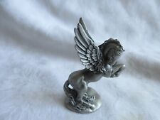 VINTAGE SMALL 1982 HUDSON FINE PEWTER PEGASUS FIGURINE, GREAT DETAIL picture