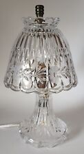 Princess House Crystal Boudoir Lamp W/Shade Heritage Romance Collection, 10.5