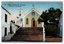 c1910's St. Peter's Church St. George's Oldest In Bermuda Antique Postcard picture