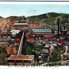c1930s Lead, S.D. Black Hills Home Stake Mill Gold Mine RARE Postcard SD A67 picture