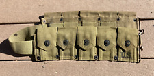 1941 US Army Military M1923 Field Gear Equipment Ammo Ammunition Belt picture