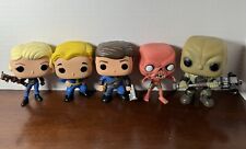 Lot Of 5 Fallout Funko Pops - Super Mutant, Lone Wanderer, Vault Boy Feral Ghoul picture