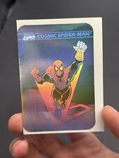 1990 Impel Marvel SUPER OFF CENTER ERROR Cosmic Spider-Man Hologram Series 1 picture