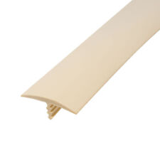 Outwater Plastic T-molding 1-1/8 Inch Beige Flexible Polyethylene Center Barb picture