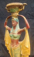Egyptian Antiques Ancient Winged Isis Statue Goddess of Love Pharaonic Rare BC picture