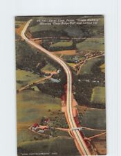 Postcard Aerial View Dream Highway Clear Ridge Cut & Largest Fill Pennsylvania picture