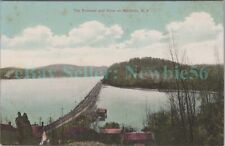Marlboro NY - WEST SHORE RAILROAD ON HUDSON RIVER - Postcard picture