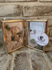 Brass Vintage Frames Set Of Two Connected 5 By 7 picture