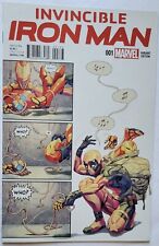 INVINCIBLE IRON MAN #1 DEADPOOL PARY VARIANT MARVEL 2015 NM picture