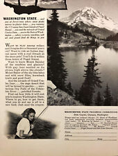 1938 Washington State Progress Commission Last Frontier Vintage Print Ad picture