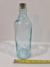 Antique Aqua Medicine Bottle DR SBH & Co Peruna 1880-1890 Blown Glass Bubbles picture