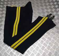 Vintage British Army No1 Overalls Trousers BDS 1964 Yellow Stripe G.D.S Unissued picture