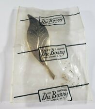 Vintage Brooch Pin Original Du Barry Leaf Sealed in Original Packaging   picture