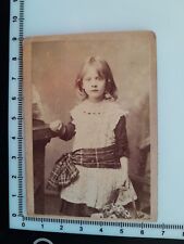 CDV (Trimmed): Pretty Little Girl Fashion: Charles J Gearing: London picture