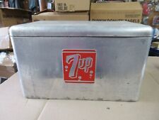 Vintage 7Up Cooler Aluminum With Tray and Drain picture