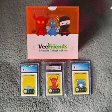 VeeFriends  S2 Compete and Collect PINK DEBUT EDITION - NEW w/ 3 graded cards picture