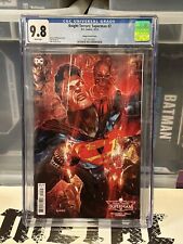 Knight Terrors Superman #2 CGC 9.8 John Giang Card Stock Variant Cover D DC Mint picture