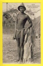 cpa Old Postcard AOF AFRICA SENEGAL EthnicType of MANKAIGNE Engraved Scarified   picture