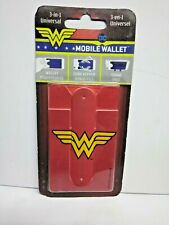 NEW 3M Trends Wonder Woman Logo Mobile Wallet 3'' x 6.5'' picture