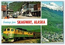 Skagway Alaska Postcard Gateway Klondike White Pass Yukon Railroad c1960 Vintage picture