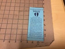 Vintage original -- 1930s paper -- SOMETHING ABOUT WHALES - NEW BEDFORD BOOK AD picture