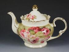 Victorian Trading Co VTC Cabbage Roses Pattern Teapot - Excellent picture