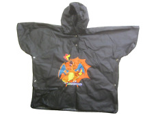 Vintage 90’s Nintendo Pokemon Charizard PVC  Raincoat Jacket One Size picture