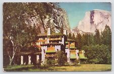State View~The Ahwahnee Hotel @ Yosemite Park California~Vintage Postcard picture