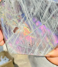 1360g Large Natural Purple Gorgeous Labradorite Freeform Crystal Display Healing picture
