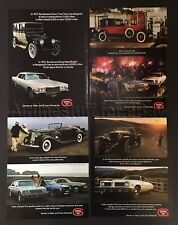 Lot of 4 GENERAL TIRE ads 1974-1977 advert automobile RUBBER picture