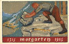 1915 Postcard Swiss Commemoration 600 year Aniversary of Battle of Morgarten  picture