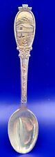OLD VINTAGE NORGE SILVER PLATED Decorative Souvenir SPOON T.K. 80 GR NORWAY picture