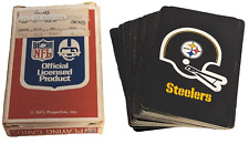 1968 Pittsburgh Steelers Deck of NFL Playing Cards w Original Box VTG Official + picture