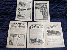 1906-AUTOMOBILE ADS LOT-SALVAGED FROM MUNSEY'S MAGAZINE APRIL 1906 ISSUE picture