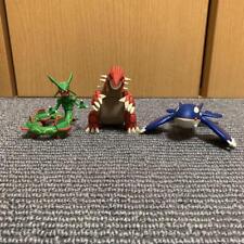Pokemon Moncolle Figure Lot of 3 Rayquaza Kyogre Groudon Rayquaza and Groudon picture