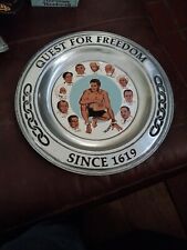 Quest for Freedom since 1619 Plate 1978 African American picture