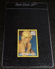 Jayne Mansfield 1959 - 1964 Vlinder Trading Card Match Cover #66 Matchbook Card picture