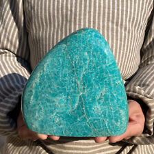 4.2lb A++Large Natural Blue Green Amazonite Crystal Healing Display Specimen picture