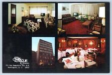 1970-80's THE INTRIGUE HOTEL WASHINGTON DC 4 VIEWS BEDROOM TV DINING ROOM GROOVY picture