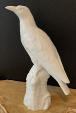 Antique White Porcelain Bird KPM Statue  picture