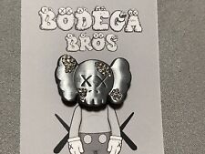 Bodega Bros Decayed Companion Iced Out Silver Hat Pin Limited Edition picture