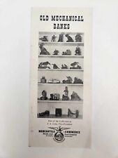 Vintage 1940's Old Mechanical Bank Collection Booklet Mercantile Commerce Bank picture