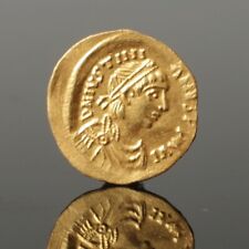 VERY NICE BYZANTINE Justin I AV Tremissis Gold Coin 492-518 AD - Choice picture