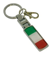 ITALY ITALIA Flag METAL KEYCHAIN Double Sided makes great great gift picture