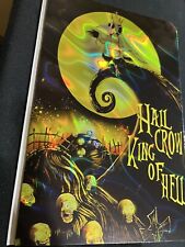 Hail Crow King Of Hell #1 Martin Zavala Lava Foil Nightmare Before Christmas picture