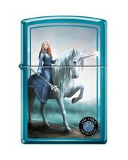 Zippo 86653 Anne Stokes Collection Woman on Unicorn Lighter picture