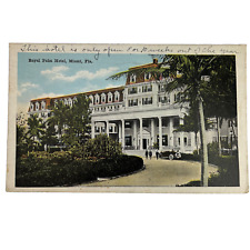 Florida Miami Royal Palm Hotel Postcard 1919 EC Kropp Posted picture