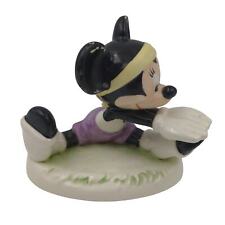 VTG Goebel W Germany Ceramic Disney Minnie Mouse Stretching Exercise 3” 1984 picture